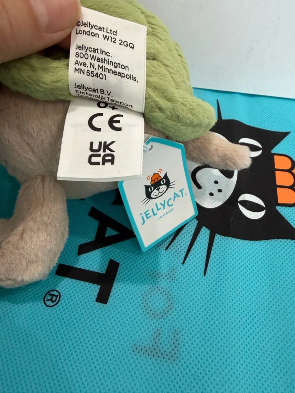 Jellycat THIMBLE TURTLE - SMALL 5